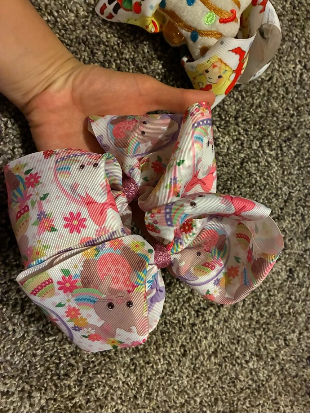 Kids Multi-Color Hair Bow Set -